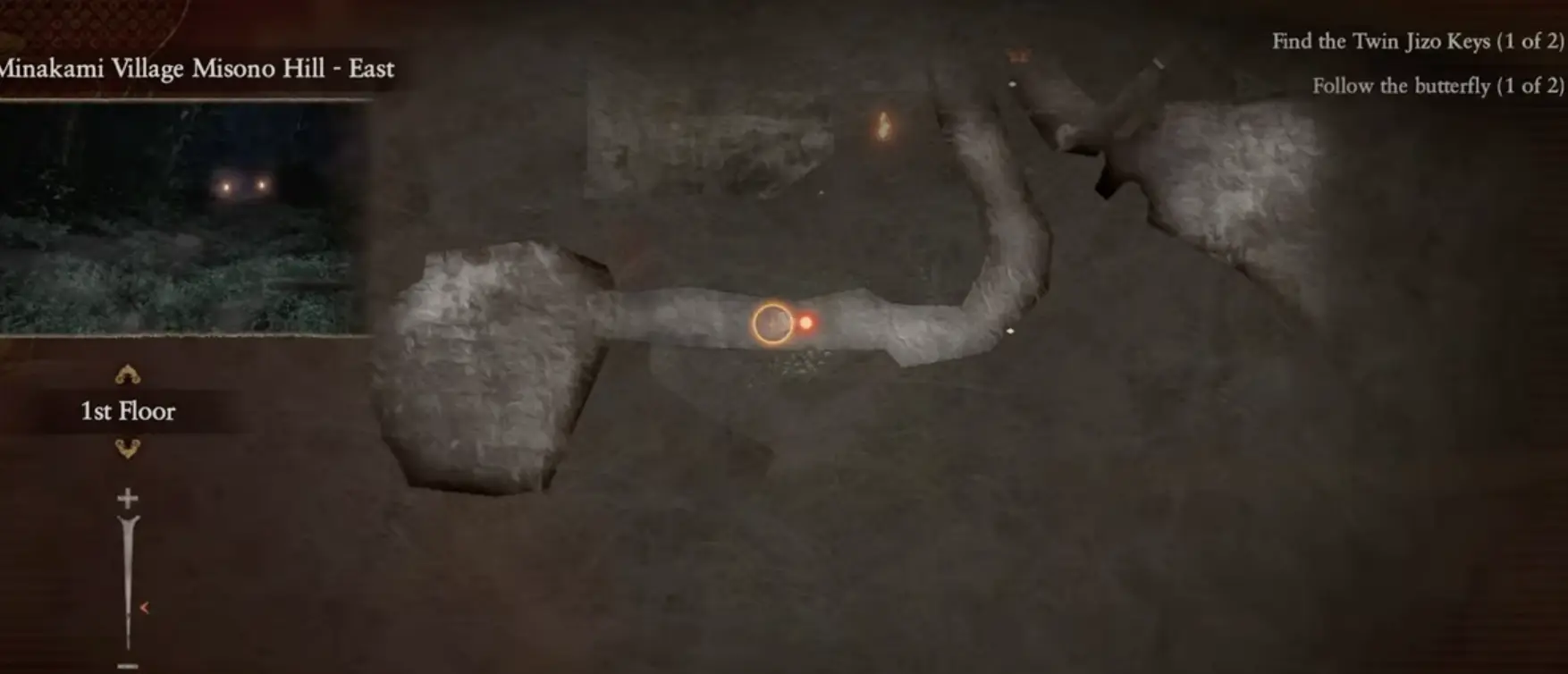 Fatal Frame 2 Remake Miyako Sudo side story route starting from Misono Hill in Chapter 8