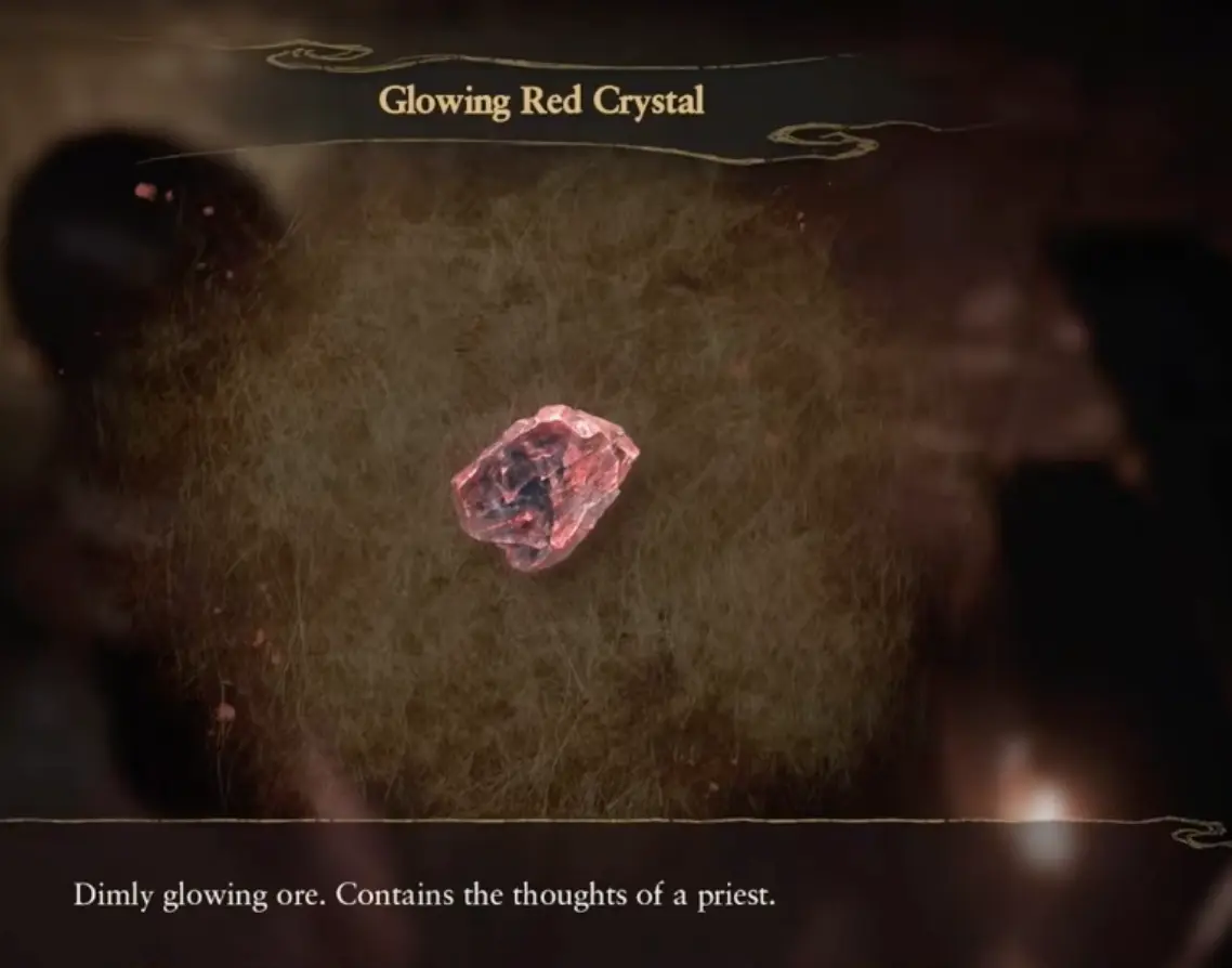 Picking up a broken spirit stone to unlock a side story in Fatal Frame 2 Remake