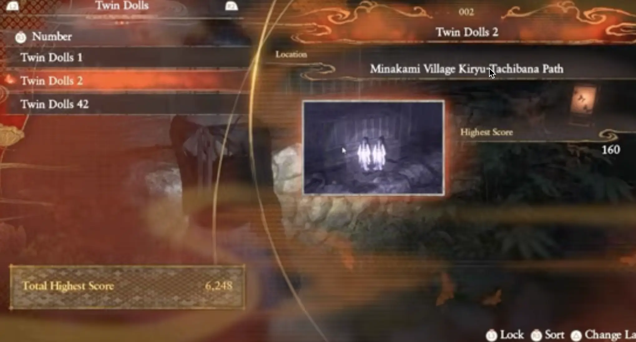 Fatal Frame 2 Remake Spirit List Twin Dolls progress page