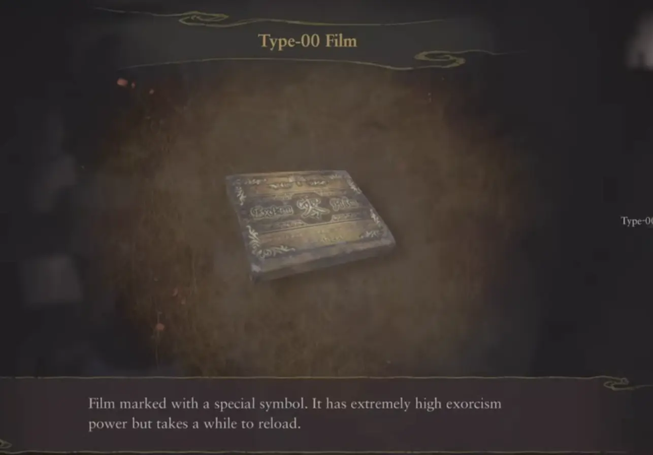 Type-00 Film pickup confirmation in Fatal Frame 2 Remake